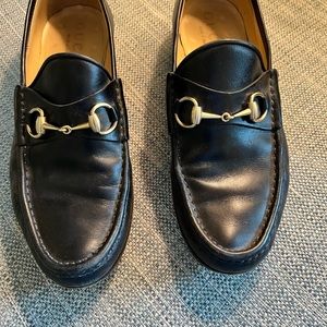 Gucci horsebit loafers - black, size 43.5 (9.5 US)